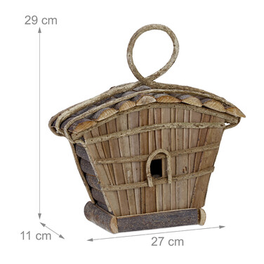 Relaxdays Decorative Birdhouse in various designs
