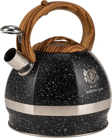 Чайник-заварник Karl Hausmann Induktion 3L з автоматичним свистком, нержавіюча сталь, для всіх типів плит