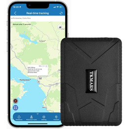GPS трекер для авто TKMARS 4G, акумулятор 20000mAh, магнітний, водонепроникний IP67, тривала автономна робота, велика дальність, кілька режимів сигналізації, без абонплати, безкоштовний додаток TK918