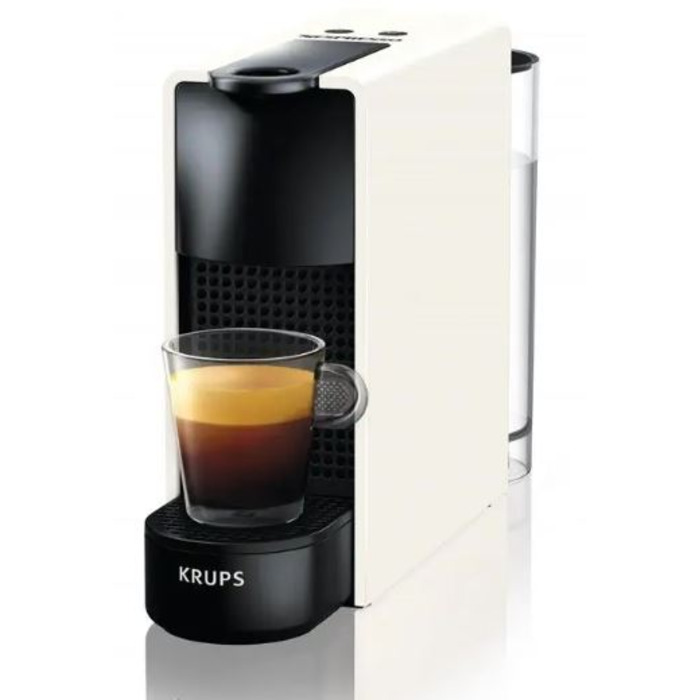 Капсульна кавомашина Krups Nespresso Essenza Mini XN1101, 19 бар, біла