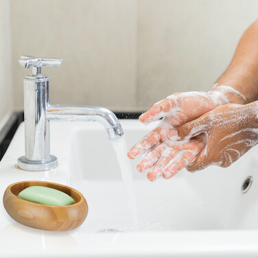 Relaxdays Soap Dish Bamboo