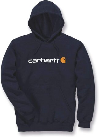 Світшот Carhartt чоловічий, вільний крій, логотип, середньої ваги, колір морської хвилі (Marineblau), новий