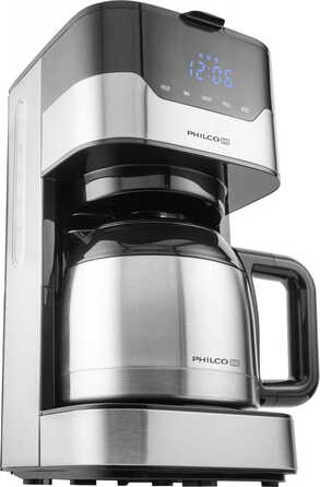 Кавоварка крапельна Philco PHCM 3000, 800 Вт, 1.2 л, LCD-дисплей