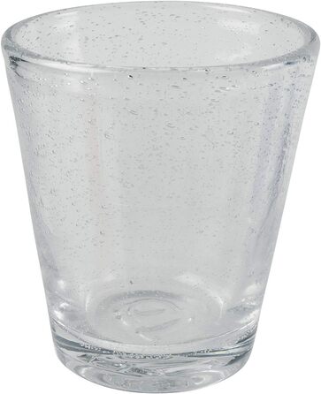 Villa d'Este Home Tivoli Cancun/Marea Set of 6 Water Glasses, 330 ml, made of hand-blown glass, with shades of blue