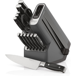 Набір ножів Ninja Foodi StaySharp Deluxe, 14 предметів, з інтегрованим точилом, чорний