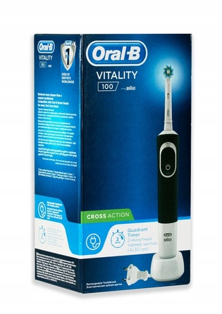 Змінні насадки для електричної зубної щітки Oral-B, оригінал, чорні