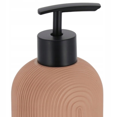 Набір аксесуарів для ванної кімнати (4 предмети), рожевий: дозатор для мила та тримач для щітки