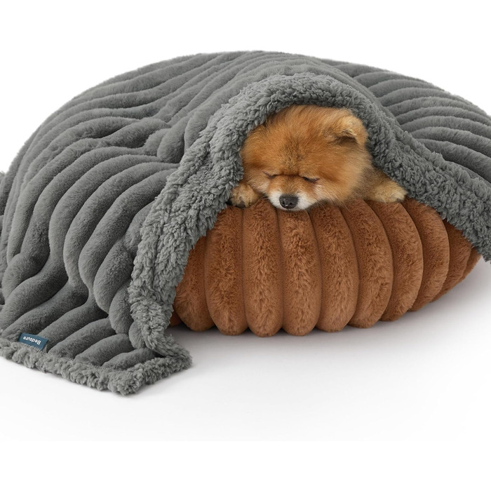 Водонепроникний коврик для собак BEDSURE 102 x 127 см - миючий, для великих собак, м'який та пухнастий, захисний, для дивану, сірий
