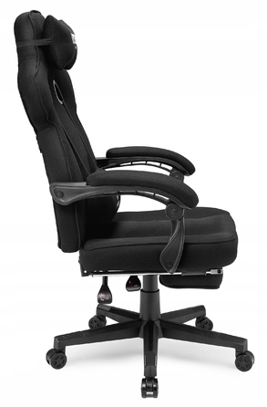 Ігрове крісло IMBA seat Emperor, тканина, чорне