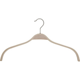 MAUL Clothes Hangers MAULergo (6 pieces) | Wooden Clothes Hangers in a classic design | Stable, load-bearing hangers for jackets, shirts, and blouses | Made of plywood | Ideal for wardrobe | Wood