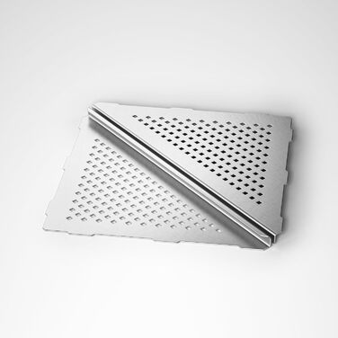 Поличка для душу Eck з нержавіючої сталі 304, 2 шт. для ванної кімнати, сітчаста, для плитки, монтажна, срібна