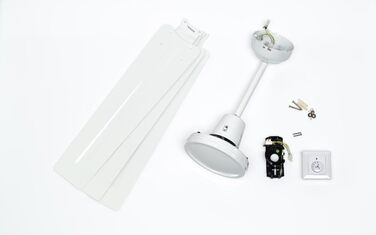 Стеляний вентилятор Westinghouse Industrial білий 7226840, діаметр 142 см