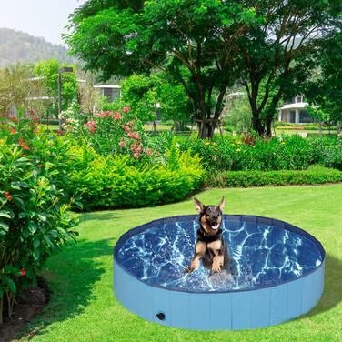 Relaxdays Blue Dog Pool
