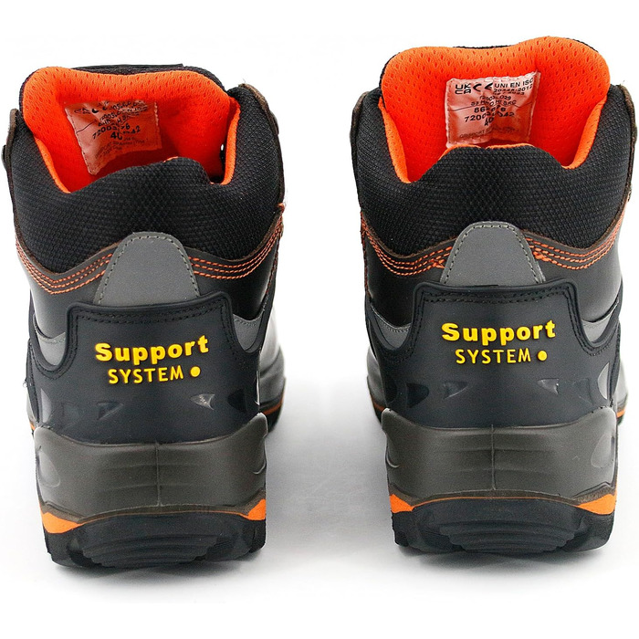 Черевики робочі Grisport Marmolada S3 Hro Hi SRC для чоловіків, шкіряні, 45 EU, колір: коричневий