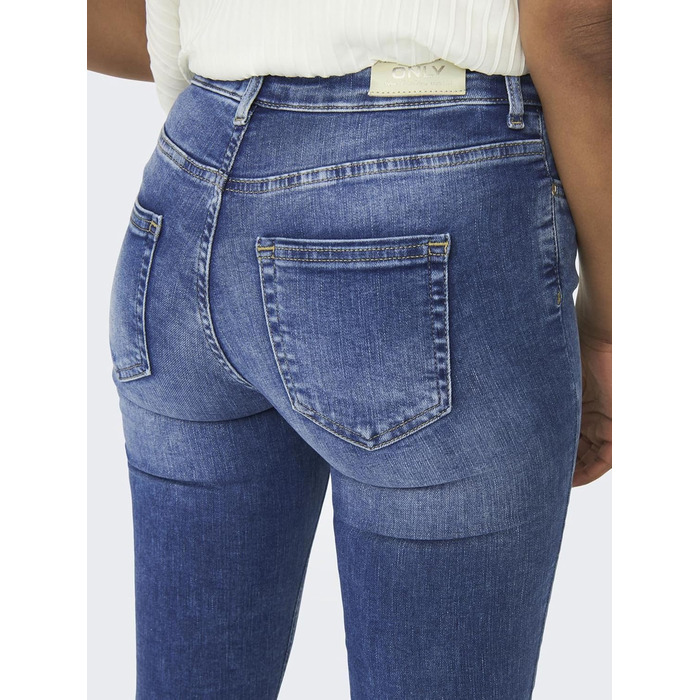 Жіночі джинси ONLY Onlblush Life Mid Sk DNM Rea1099 Noos, середньої посадки, блакитний денім, розмір M/30L