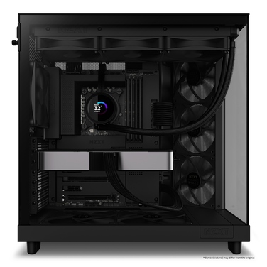 Корпус NZXT H6 Flow з вікном, чорний