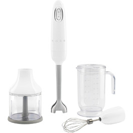 Блендер Smeg HBF03PBEU Stabmixer, пастельний (білий)