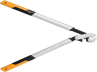 Секатор Fiskars PowerGearX LX99-L для сухої та твердої деревини, 80 см, антипригарне покриття, загартована сталь, чорний/помаранчевий
