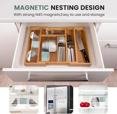 Magnetic Measuring Cup and Spoon Set, Durable 304 Stainless Steel, Double Measuring Markings, 16-Piece Set, with Leveler for Measuring Dry and Liquid Ingredients, Mint Green