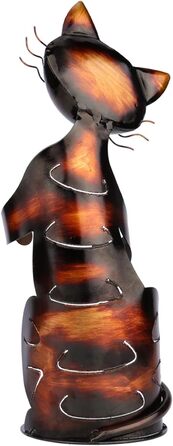 Metal wine bottle holder, cat-shaped wine bottle holder, metal wine tray, practical sculptures for home decor, cat craft, home decoration, Mother's Day gift