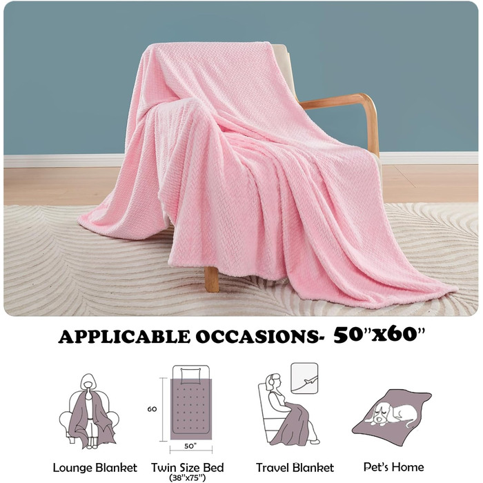 Плед NEWCOSPLAY з візерунком пшеничного поля, 130x150 см, м'який та затишний, для дивану та як покривало для ліжка