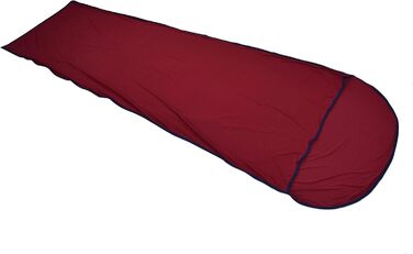 Qukai Elastic Sleeping Bag Liner Ultralight Sleeping Bag Liner Elastic Travel Sheet for Outdoor Camping Multifunctional Sleeping Bag Liner Burgundy
