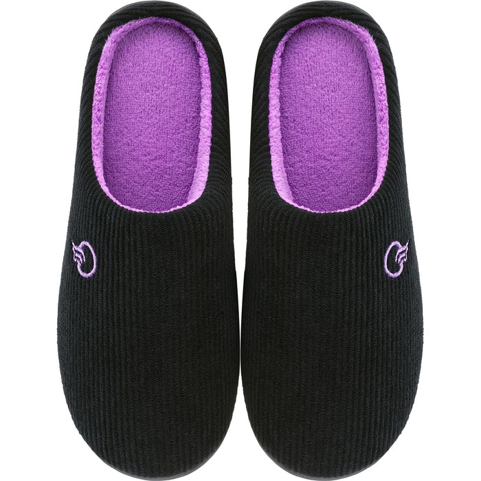 Тапочки зимові Mishansha унісекс, теплий memory foam, розмір 36-47, чорний колір