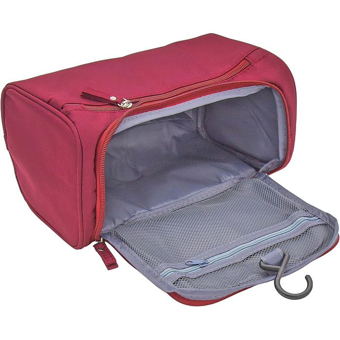 Косметичка для подорожей Kulturbeutel: універсальна косметичка для чоловіків та жінок, підвісна валізка для дрібниць (темно-червона)
