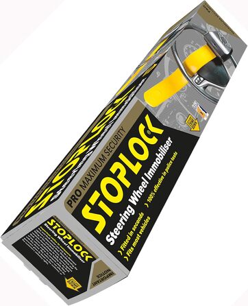 Stoplock Pro – кодова блокування керма, протиугінний замок для авто та інших транспортних засобів, чорний