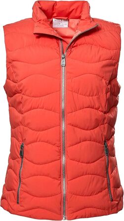 Жіноча функціональна жилетка G.I.G.A. DX з імітацією пуху, зелена (40, червоний)