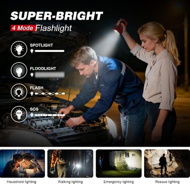 Радіоприймач Kurbelradio з навушниками, AM/FM/SW, сонячне аварійне радіо, 2000mAh Power Bank, радіо на батарейках, будівельне радіо з всесвітнім приймачем, ліхтарик SOS для аварійного обладнання 297-Red