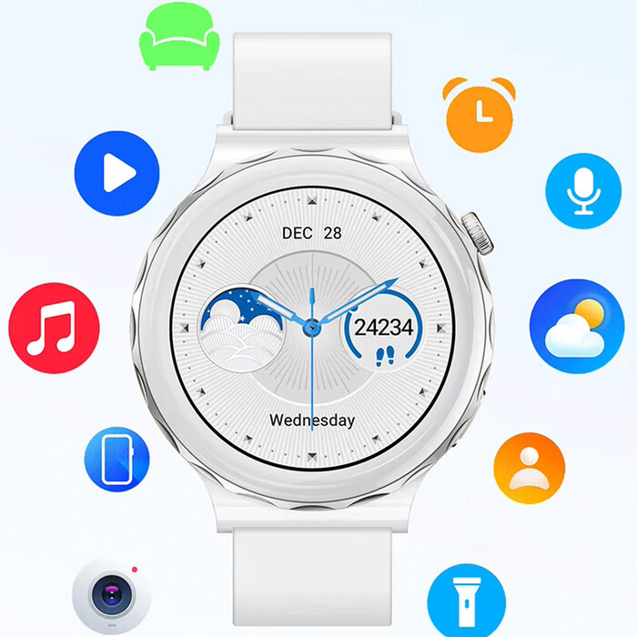 Смарт-годинник Smart-Trend GT SMARTWATCH, сріблястий (сріблястий ремінець)