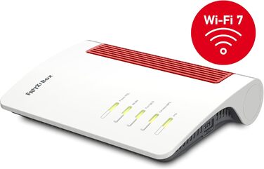 Роутер FRITZ!Box 7690: Wi-Fi 7, DSL, VDSL, ADSL, Mesh, DECT, підтримка швидкості до 300 Мбіт/с