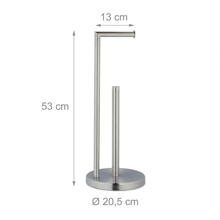 Relaxdays Standing Toilet Paper Holder