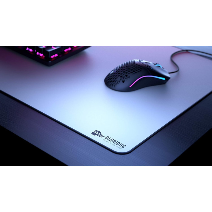 Підставка для зап'ястя клавіатури Glorious Gaming з м'якою обшивкою - 300 x 100 x 17 мм, білий колір