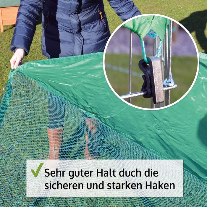 Вольєр Zooprinz Premium XXL для дрібних тварин та собак/щенят - з захисним сітком, 60 см - без захисту дна