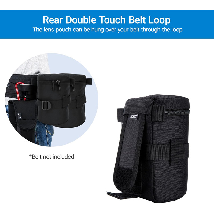 Захисний чохол для об'єктивів JJC для Canon, Nikon, Sony - сумісний з EF 16-35mm f4L, RF 85mm f2, AF-S 24-70mm f2.8, FE 90mm f2.8 Macro та ін.