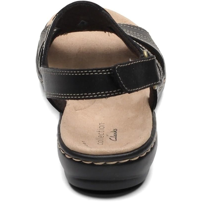 Сандалі жіночі Clarks Leisa Janna, шкіра, чорні (44 EU)