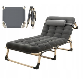 Розкладне ліжко R70, 190 см x 75 см, сіре