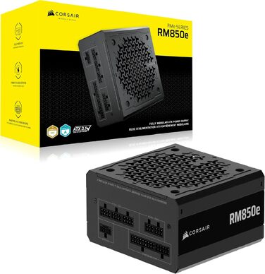 Блок живлення Corsair RM850e (2025) 850W ATX з підтримкою 12V-2x6, сертифікація 80 PLUS Gold, чорний