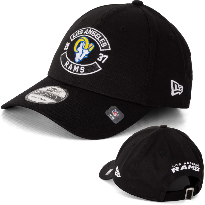 Кепка New Era 9FORTY MLB NBA NFL Limited Edition чорна (Los Angeles Rams)