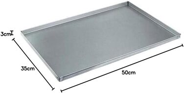 Форма для випікання алюмінієва 50x35x3 см