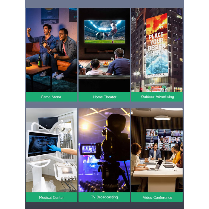 HDMI 2.1 кабель Southlight 5 метрів (8K@60Hz, 4K@120Hz, 48Gbps) – Ultra High Speed, eARC, HDCP 2.2/2.3, DTS:X, Dolby Atmos, сумісний з Soundbar, PS2, PS5, Xbox, Roku TV, сірий