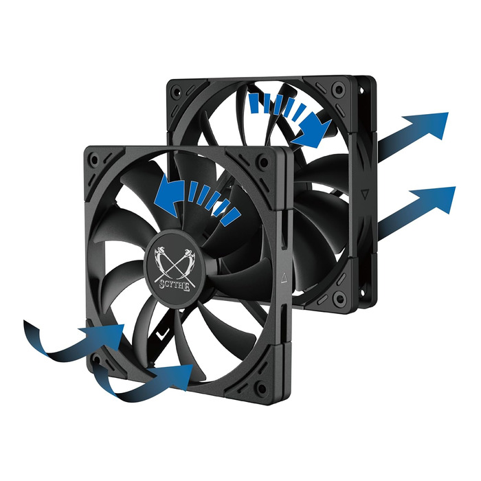 Scythe Fuma 3: Кулер для CPU з підтримкою LGA1700, LGA1151, AMD AM5 - 120 мм, Dual Tower, чорна кришка