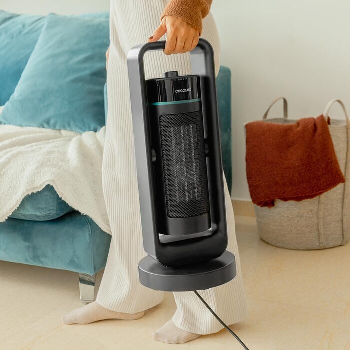 Керамічний обігрівач Cecotec ReadyWarm 2000 Max: поворотний дизайн, 2000 Вт, 3 режими, термостат, безпека