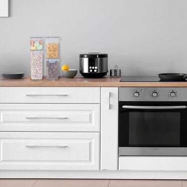 Relaxdays 10-Piece Storage Containers with Lids