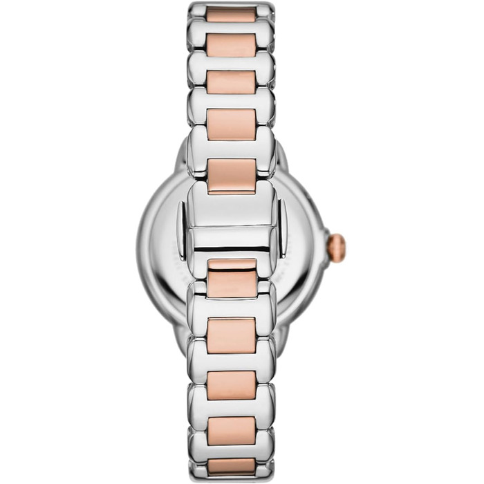 Чоловічий браслет Emporio Armani з нержавіючої сталі або шкіри з застібкою-ланцюгом (Чорний)