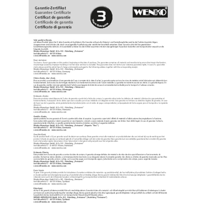 Підставка для рушників WENKO Recco, хром, з нержавіючої сталі, 48 x 80.5 x 20 см