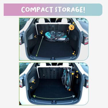 Візок для собак Petique Trailblazer Jogger сірого кольору Space Gray з насосом, дощовиком, адаптером для велосипеда та прапорцем безпеки | Камерні колеса | Складаний | Оглядове вікно | для великих собак та котів (Neptune)