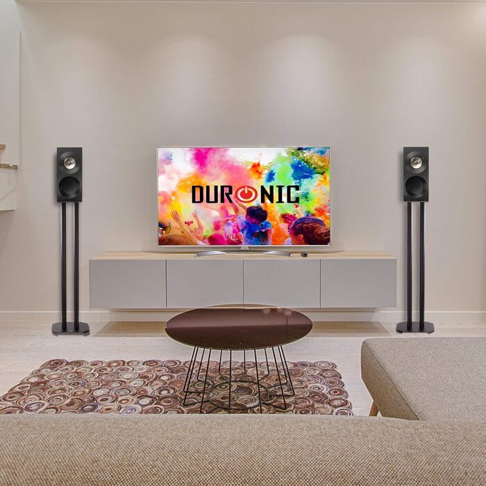 Підставка для колонок Duronic SPS1022/80 – 80 см – з піском – для Hi-Fi/Stereo/Heimkino 5.1